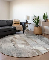 Addison Chantille Machine Washable ACN1541 8'x8' Round Area Rug