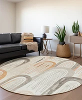 Addison Chantille Machine Washable ACN1591 8'x8' Round Area Rug