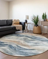 Addison Chantille Machine Washable ACN1620 8'x8' Round Area Rug