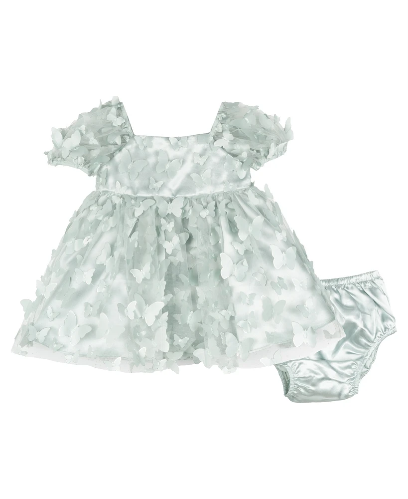 Rare Editions Baby Girls 3D Butterfly Dress