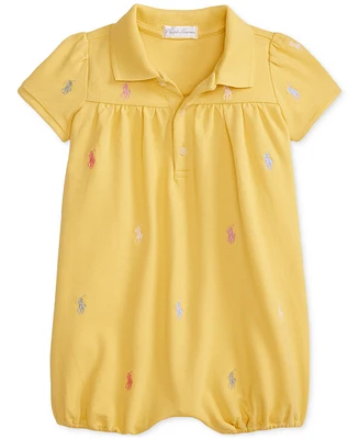 Baby Girls Bubble Shortalls