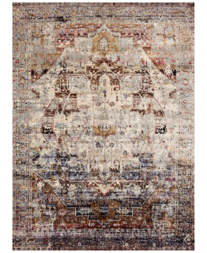 Loloi Anastasia Af-08 Slate/Multi 5'3" x 7'8" Area Rug