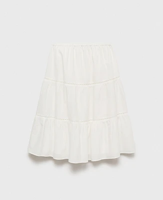 Mango Women's Flared Midi Skirt