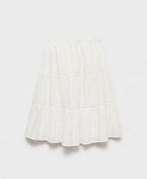 Mango Women's Flared Midi Skirt
