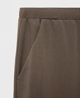 Mango Women's Bow Straight Pants