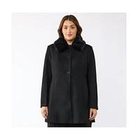 Estelle Darlington Black Fur Collar Coat