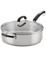 Farberware Brilliance 6-Qt. Stainless Steel Saute Pan & Lid