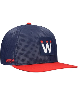 Fanatics Men's Navy Washington Capitals Authentic Pro Rink Snapback Hat