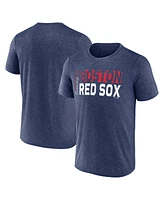 Fanatics Men's Heather Navy Boston Red Sox Fundamentals Shoot for the Sky T-Shirt