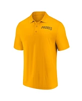 Fanatics Men's Gold San Diego Padres Logo Polo Shirt
