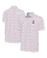 Antigua Men's White Navy Midshipmen Independence Day Polo Shirt