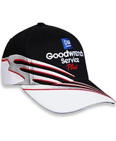 Checkered Flag Sports Men's Black/White Dale Earnhardt Good Wrench Reverse Swoosh Adjustable Hat