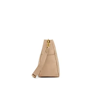 Susu Italian Leather Crossbody Bag Medium Size Tan Shoulder Purse Women's Handbag