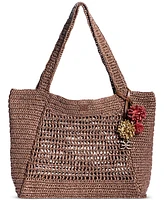 Sam Edelman Marcie Open Weave Raffia Tote