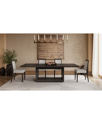 Tivie -Pc. Dining Set (Rectangular Table & Wood Chairs