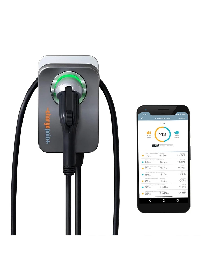ChargePoint 240V Smart Flex Hardwire Charge Station for 20-80A Circuit Breakers