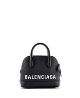 Pre-Owned Balenciaga Logo Ville Bag Leather