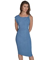 Halston Women's Hardware-Trim Sheath Dress