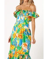 Petal and Pup Women's Harriet Off Shoulder Maxi Dress