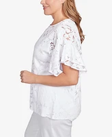 Ruby Rd. Plus Tropical Burnout Top