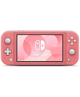 Nintendo Switch Lite Coral Bundle With Zelda Game