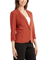 Bcx Juniors' 3/4-Sleeve Relaxed Blazer