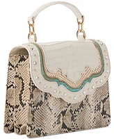 Brahmin Small Hallie Leather Satchel