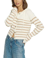 Central Park West Women's Striped Dickey Sweater Jacket