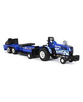1/64 New Holland "Blue Blazes" Pulling Tractor with Pulling Sled