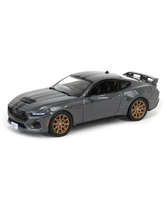 1/64 2024 Mustang Gt in Dark Matter Gray Showroom Floor Series