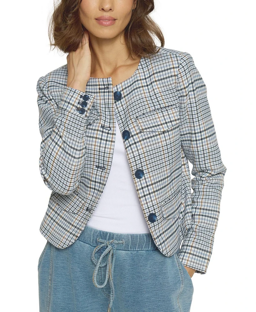 Central Park West Women's Oversized 4-Pocket Jacket