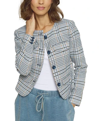 Central Park West Women's Oversized 4-Pocket Jacket