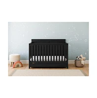 Graco Hadley 5-in-1 Convertible Crib with Drawer (Black)