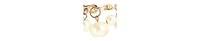 Sohi Women's Gold Drop Charm Bracelet