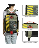 Jurassic Park Logo 16” Tan & Camo Backpack