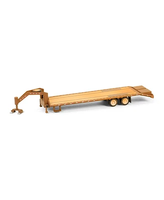 1/64 Weathered Gooseneck Trailer with Red & White Conspicuity Stripes 30522