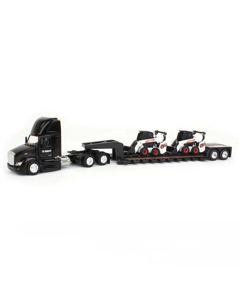 Ertl 1/64 Peterbilt 579 w/ Lowboy & 2 Bobcat S76 Skid-Steer Loaders, 2022 Ntt'Nc Show