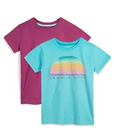 Mightly Girls Fair Trade Organic Cotton Short Sleeve T-Shirt 2-pack
