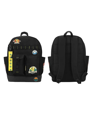 Pokemon Character Patches 19” Black Backpack