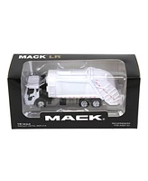 First Gear 1/87 White Mack Lr with McNeilus Meridian Rear Loader Garbage Truck
