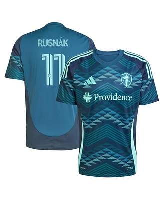 Adidas Men's Albert Rusnak Blue Seattle Sounders Fc 2025 The Salish Sea Kit Replica Player Jersey