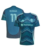Adidas Men's Albert Rusnak Blue Seattle Sounders Fc 2025 The Salish Sea Kit Replica Player Jersey