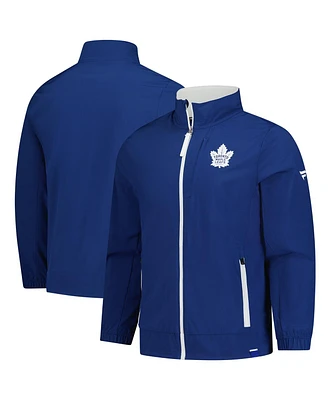 Fanatics Men's Blue Toronto Maple Leaf's Authentic Pro Rink Coaches Full-Zip Jacket