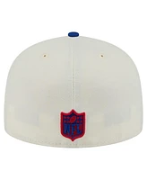 New Era Men's White/Royal York Giants Main 59FIFTY Fitted Hat