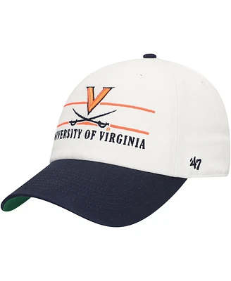 '47 Brand Men's White Virginia Cavaliers Gridiron Clean Up Adjustable Hat