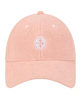 New Era Women's Light Pink Pittsburgh Steelers Cozy Sherpa 9FORTY Adjustable Hat