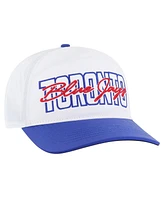 '47 Brand Men's White Toronto Blue Jays Lineman Hitch Adjustable Hat