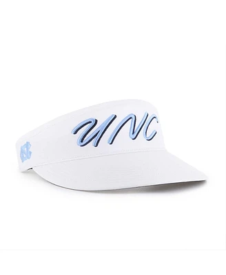 '47 Brand Men's White North Carolina Tar Heels Melbourne Brrr Adjustable Visor Hat