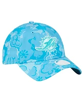 New Era Women's Aqua Miami Dolphins Trippy 9TWENTY Adjustable Hat