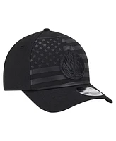 New Era Men's Black Dallas Mavericks Game Day Flag A-Frame 9FORTY Adjustable Hat